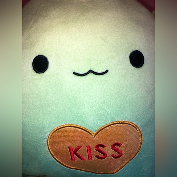 2023 NWT Valentine’s Day Lomo Axolotl Squishmallow 💚 14 in - Picture 4 of 9